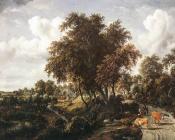 Road on a Dyke - 梅恩德特·霍贝玛